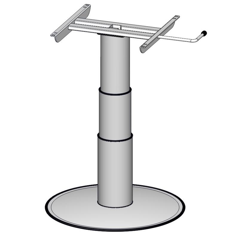 Bastidor de mesa elevadora de pie central, independiente Ilse