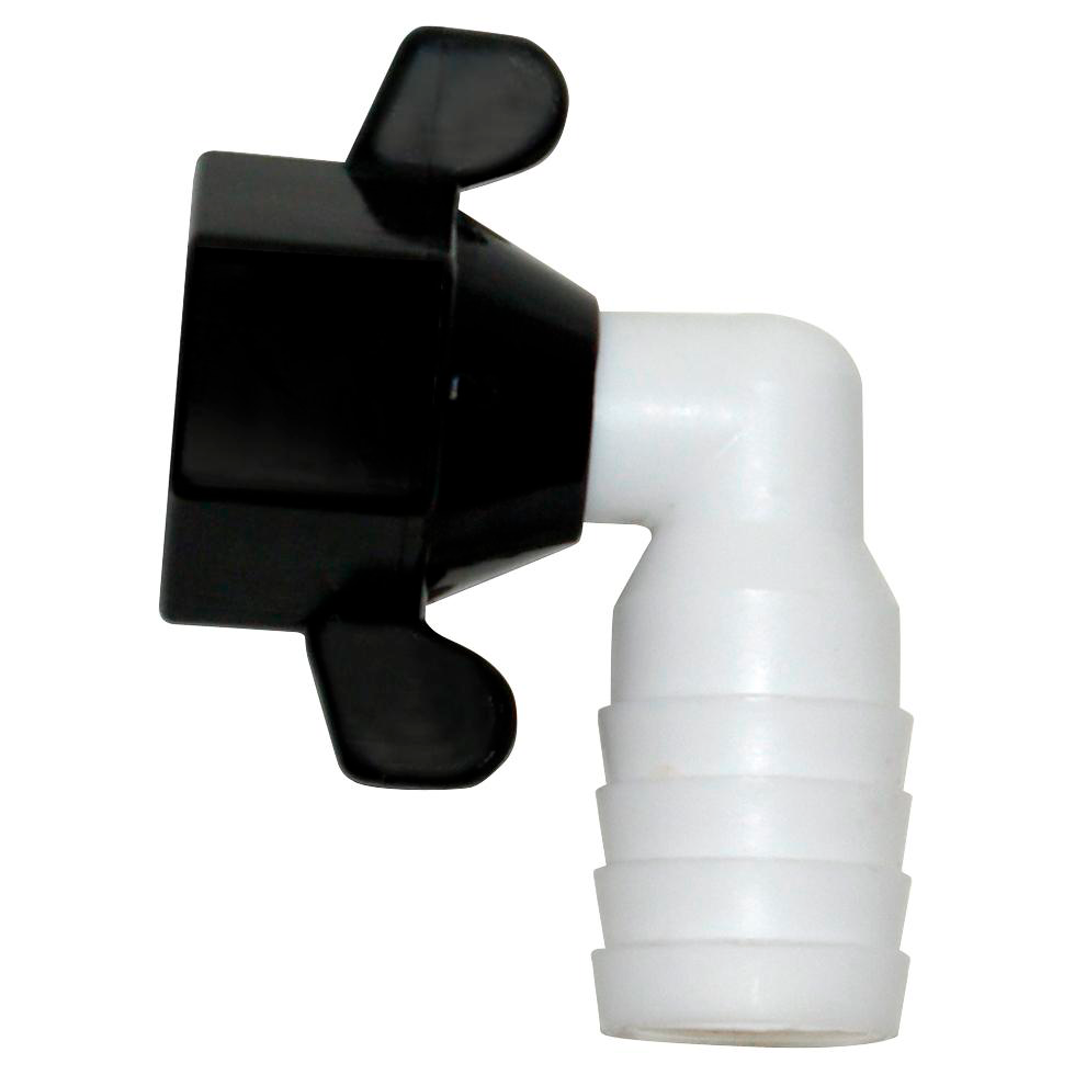 SHURflo caño roscado acodado 19 mm