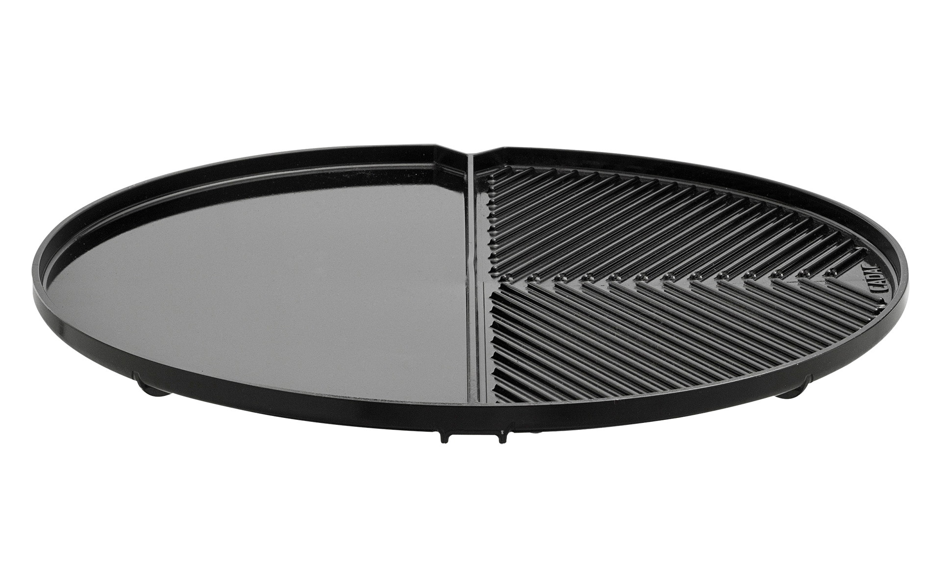 Plancha de asar dividida para barbacoa de gas Carri Chef 50 / 2 o Citi Chef 50 Cadac