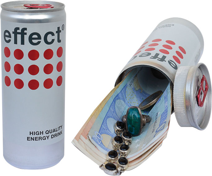 Caja fuerte camuflada de lata Effect Energy 100 ml Plastic Fantastic