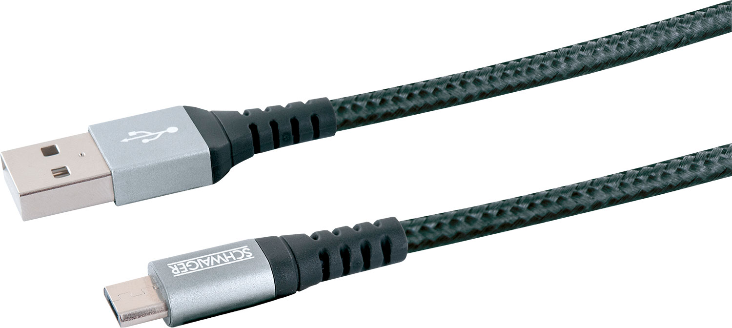 Cable de carga USB Extreme 1,2 m (Micro USB) de Schwaiger