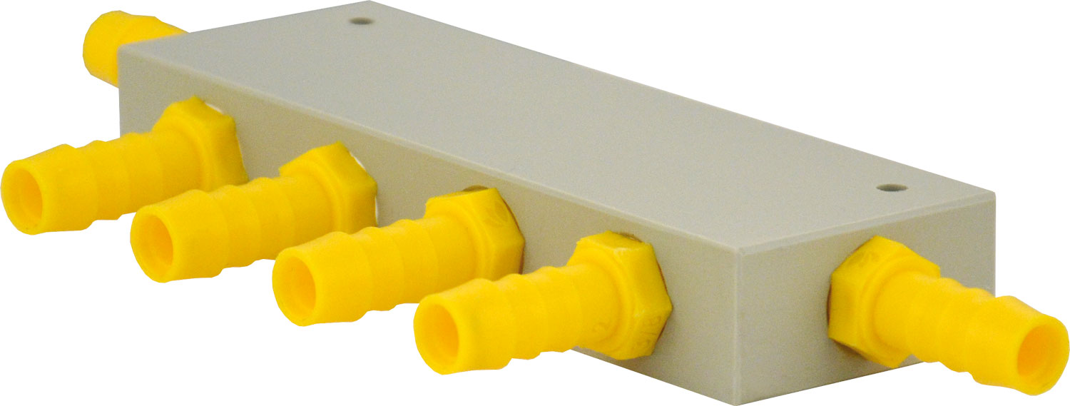 Lily White YELLOW Bloque de distribución de agua 5 salidas