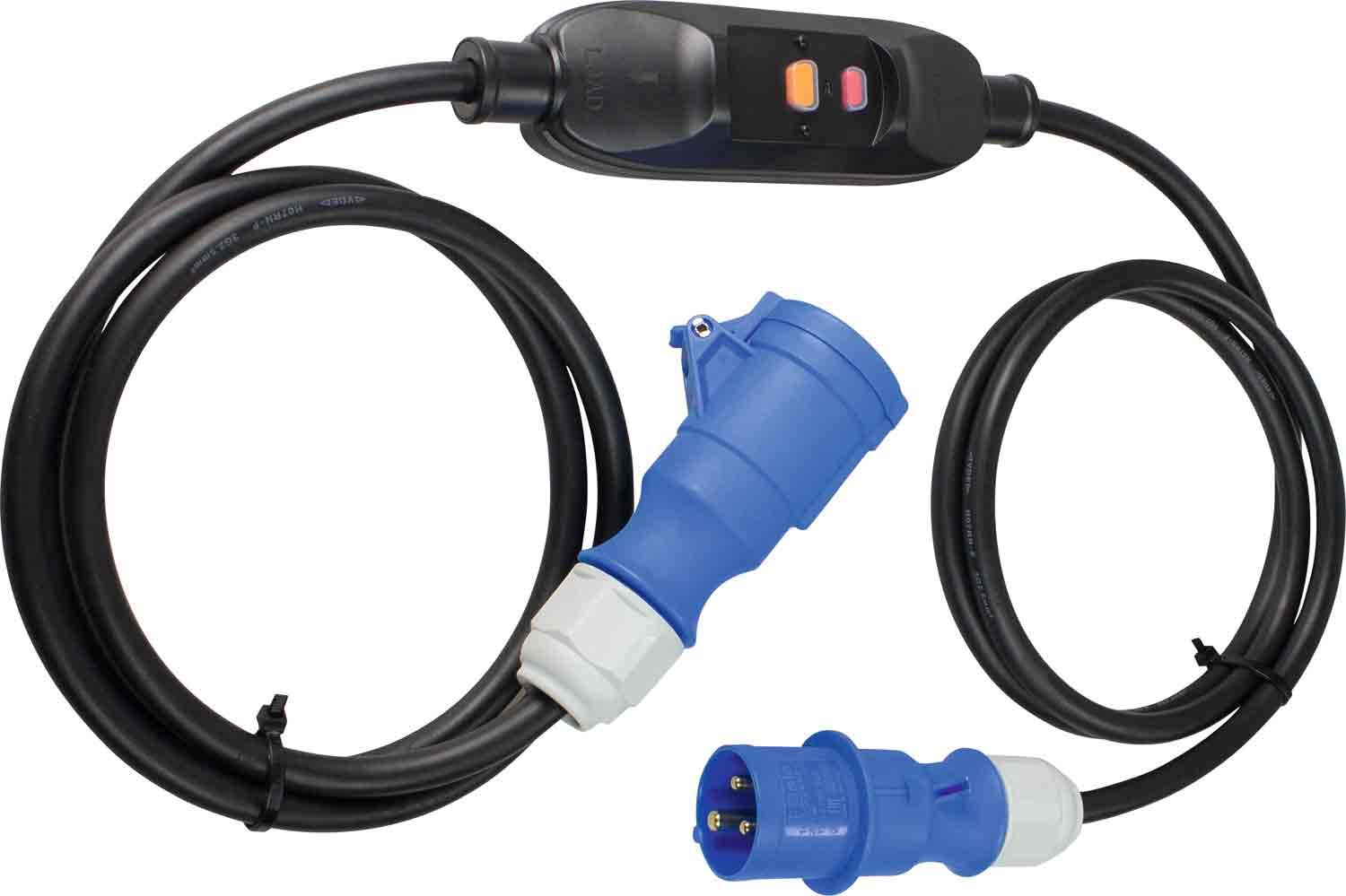 Cable adaptador CEE con interruptor de protección personal AS-Schwabe
